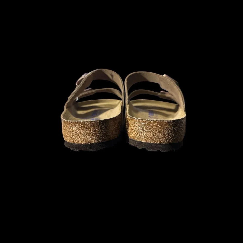 Birkenstock Arizona Soft Footbed Tobacco Brown Leather Men's 13 EU 46 New Box